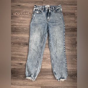 Abercrombie & Fitch High Rise Blue Jeans